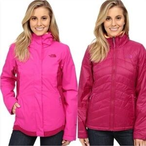 THE NORTH FACE MOSSBUD SWIRL TRICLIMATE JACKET WOMEN'S Size Medium
